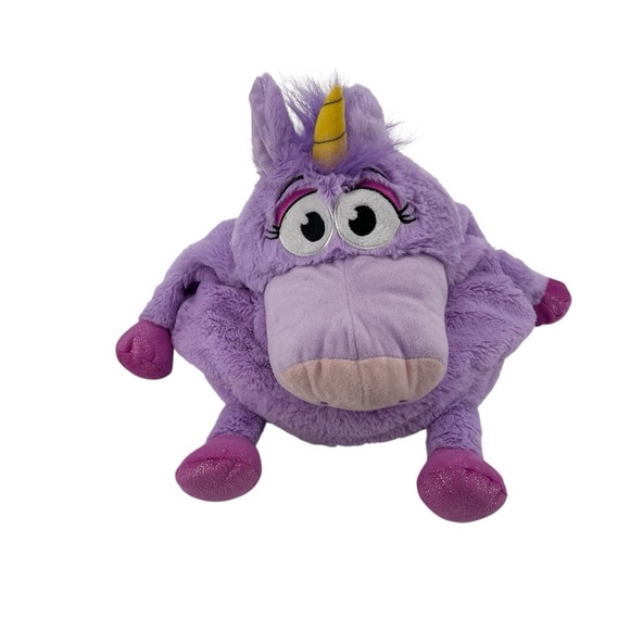 jay@play Other - Tummy Stuffers Purple Plush Unicorn Jay@Play Storage Toy
